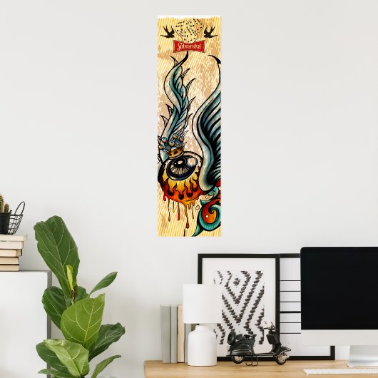 Eyes of Kustom Kulture Poster (Thuiskantoor)