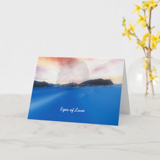 Eyes of Love Kaart (Gele Bloem)