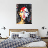 Eyes Of The Ember – “Embers Portret” Canvas Afdruk (Insitu (Slaapkamer))