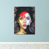 Eyes Of The Ember – “Embers Portret” Canvas Afdruk (Insitu (Houten vloer))