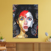 Eyes Of The Ember – “Embers Portret” Canvas Afdruk (Insitu (Woonkamer))