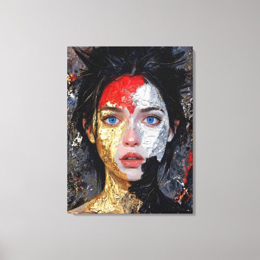 Eyes Of The Ember – “Embers Portret” Canvas Afdruk (Voorkant)