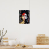 Eyes Of The Ember – “Embers Portret” Poster (Keuken)