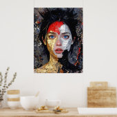 Eyes Of The Ember – “Embers Portret” Poster (Keuken)