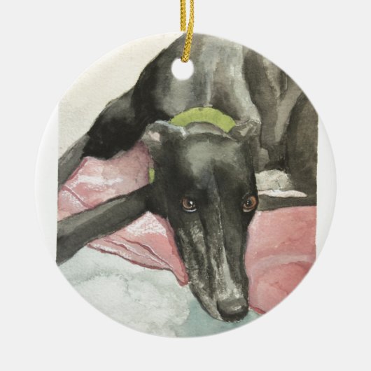 Eyes of Zijne Soul Keramisch Ornament (Voorkant)