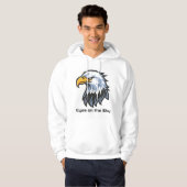 'Eyes on the Sky' adelaar hoodie (Voorkant volledig)