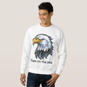 'Eyes on the Sky' Adelaar Sweatshirt (Voorkant volledig)