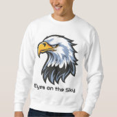 Eyes on the Sky” Eagle Sweatshirt (Voorkant)