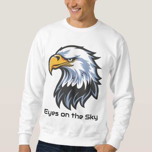 Eyes on the Sky” Eagle Sweatshirt (Voorkant)