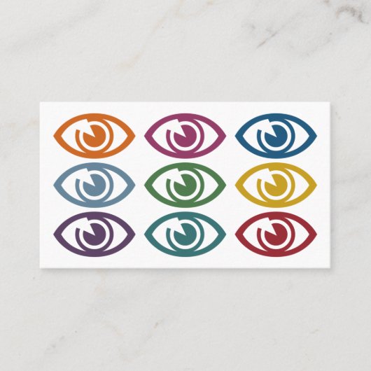 Eyes Optometrist Visitekaartjes (Voorkant)
