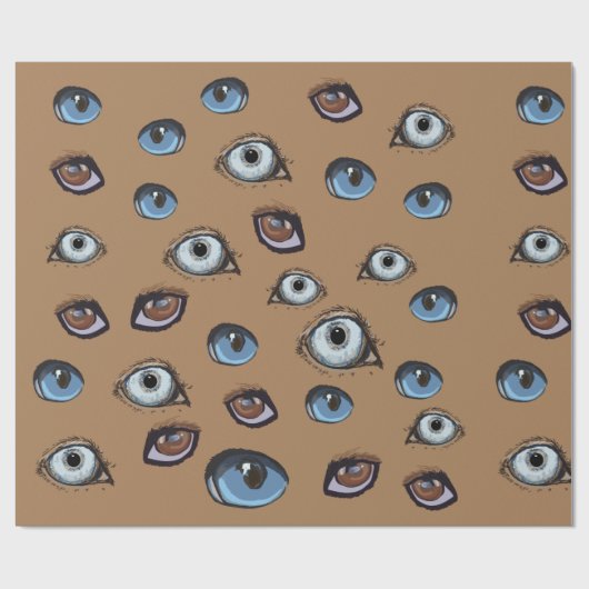 Eyes Pattern Cadeaupapier (Vlak)