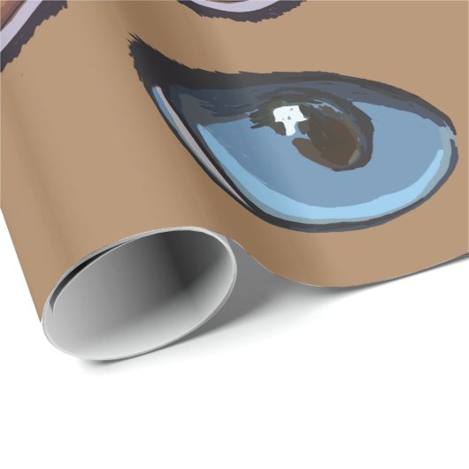 Eyes Pattern Cadeaupapier (Rol Hoek)