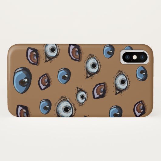 Eyes Pattern Case-Mate iPhone Case (Achterkant (horizontaal))