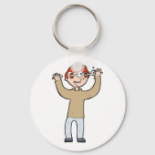 Eyes Popping Out Sleutelhanger (Achterkant)