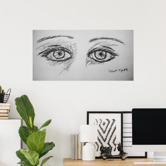 Eyes Poster (Thuiskantoor)