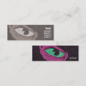 Eyes - Skinny Mini Visitekaartje (Voorkant / Achterkant)
