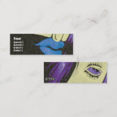 Eyes - Skinny Mini Visitekaartje (Voorkant / Achterkant)