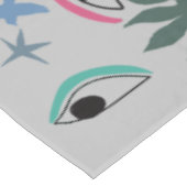 Eyes Stars Plants Modern Minimal Art  Tafelkleed (Gekanteld)