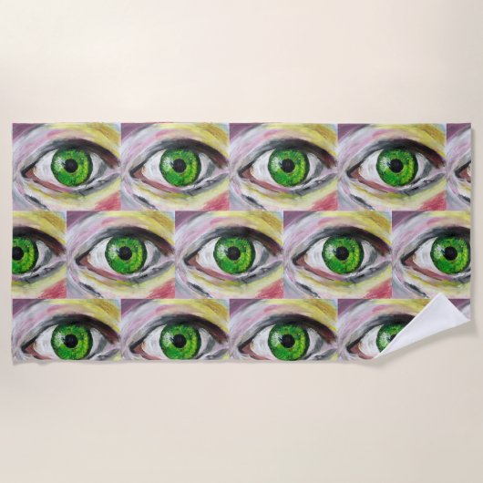Eyes Strandlaken (Voorkant)