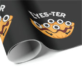 Eyes-ter Funny Oyster Pun Dark BG Cadeaupapier (Rol Hoek)