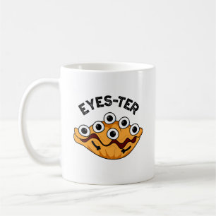 Eyes-ter Funny Oyster Pun Koffiemok