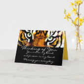 EYE'S_ VAN DE TIJGER KAART (Gele Bloem)