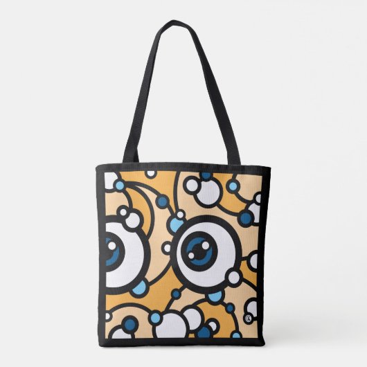 Eyes Without a Face Tote Bag (Achterkant)