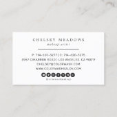  Eyeshadow Pallet Makeup Visitekaartje (Achterkant)