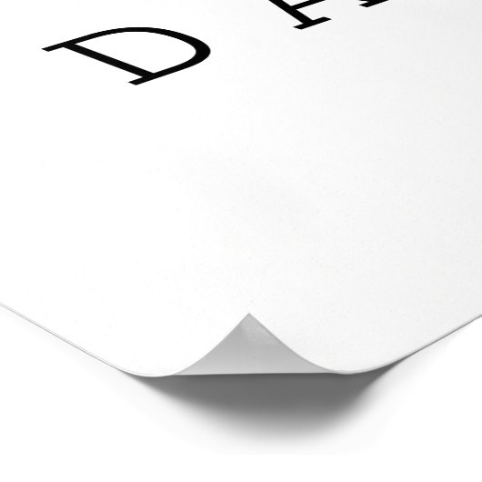 Eyesight Test Note for Self make Today Amazing Poster (Hoek)