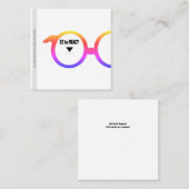 Eyeslijtawinkel Vierkante Visitekaartje (Voorkant / Achterkant)