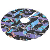 Eyesore  brushed polyester tree skirt imitatie linnen kerstboom kleed (Gekanteld)