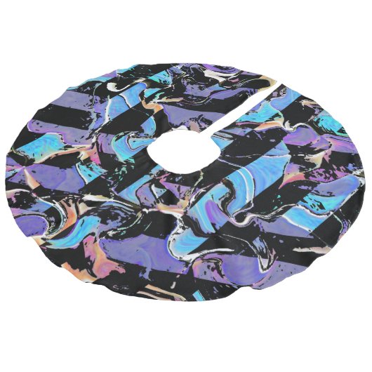 Eyesore  brushed polyester tree skirt imitatie linnen kerstboom kleed (Gekanteld)