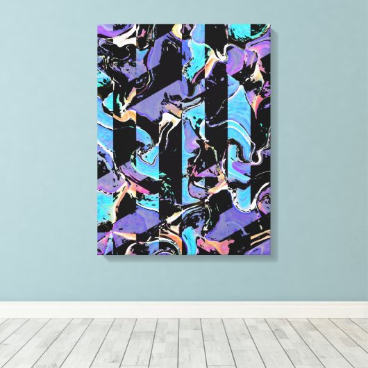 Eyesore canvas print (Insitu (Houten vloer))