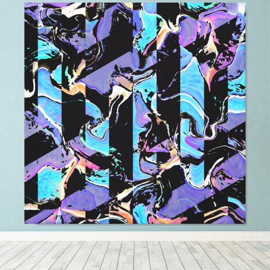 Eyesore canvas print (Insitu (Houten vloer))