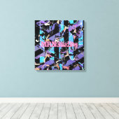 Eyesore canvas print (Insitu (Houten vloer))