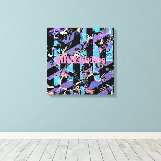 Eyesore canvas print (Insitu (Houten vloer))