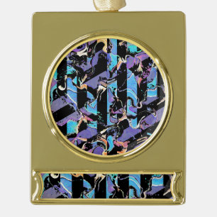 Eyesore verzilverd banner ornament verguld banner ornament