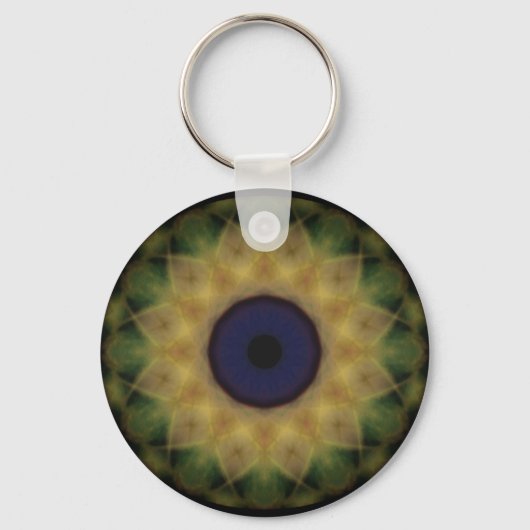 Eyesore Yellow Evil Eye Sleutelhanger (Voorkant)