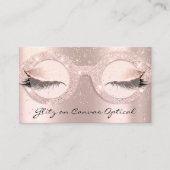 Eyewear Optometrist Eyeglassen Roos Lashe Visitekaartje (Voorkant)