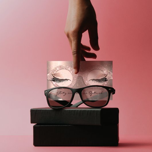 Eyewear Optometrist Eyeglassen Roos Lashe Visitekaartje