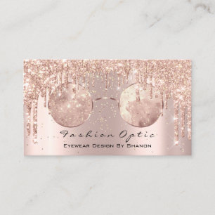 Eyewear Optometrist Eyeglasses Roos Gold Visitekaartje