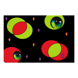 Eyezeen - Ken Gage Abstracte Kunst Perfect Poster