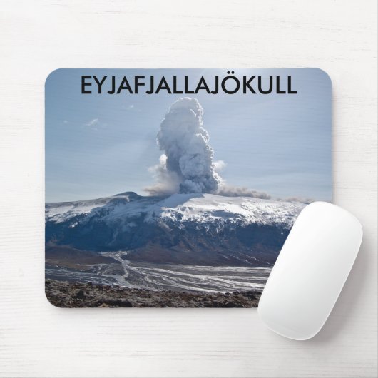 Eyjafjallajokull mousepad muismat (Met muis)