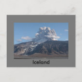 Eyjafjallajökull-uitbarsting, IJsland Briefkaart (Voorkant)