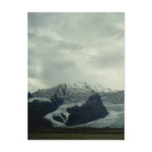 Eyjafjallajokull Vulcano met gletsjer-briefkaart