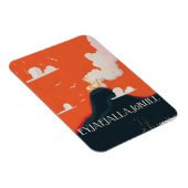 Eyjafjallajökull Vulkaan Reisposter Magneet (Rechterzijde)