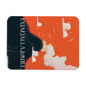 Eyjafjallajökull Vulkaan Reisposter Magneet (Horizontaal)