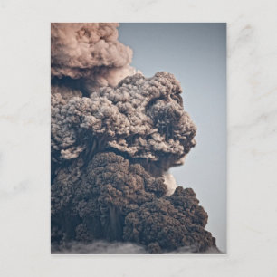 Eyjafjalljokull Volcanic Eruption Briefkaart