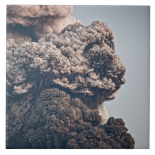 Eyjafjalljokull-vulkaanuitbarsting Tegeltje