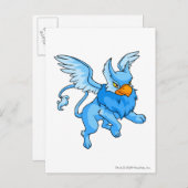 Eyrie Blue Briefkaart (Voorkant / Achterkant)